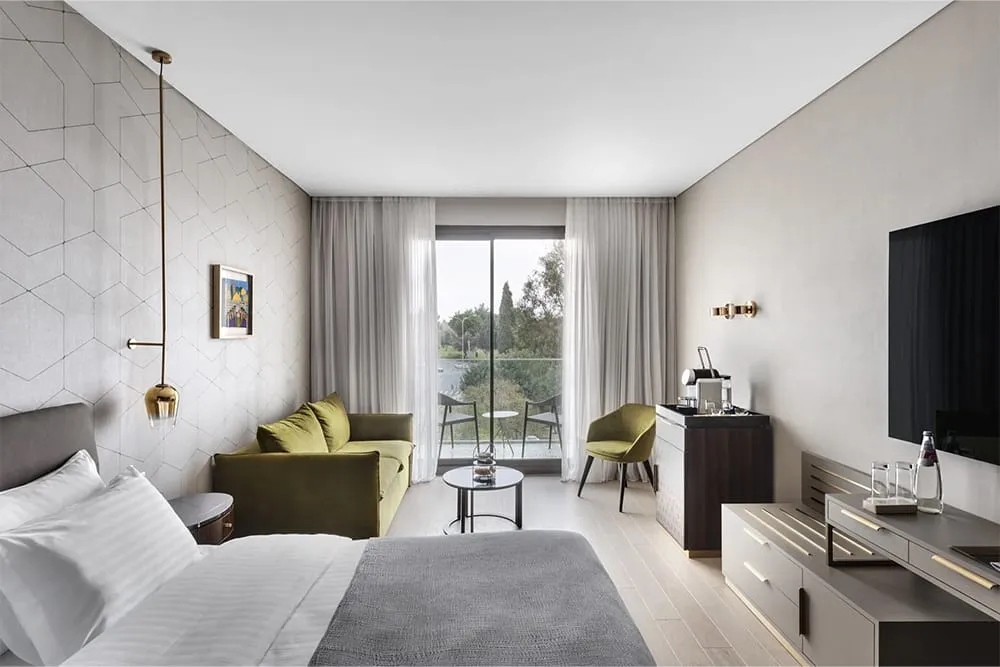 Inbal Hotel Jerusalem premium room with Old City view and lounge access